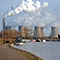 Power station near Sawley Marina